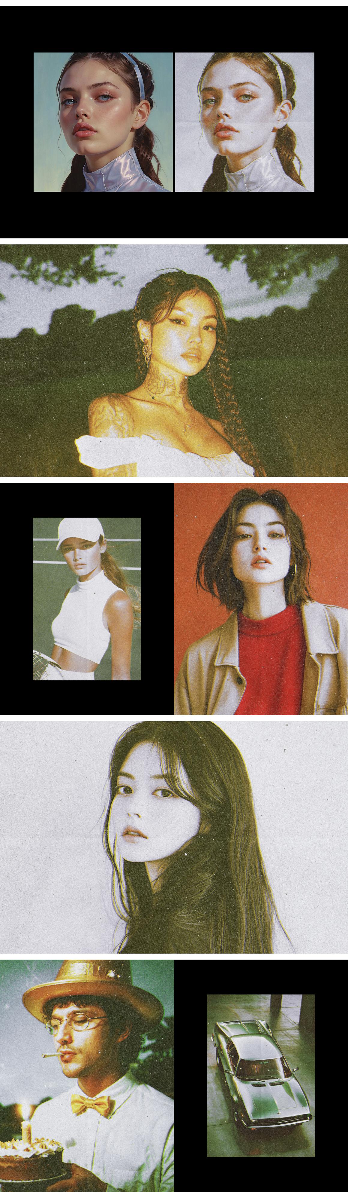 Retro Paper Photo Effect