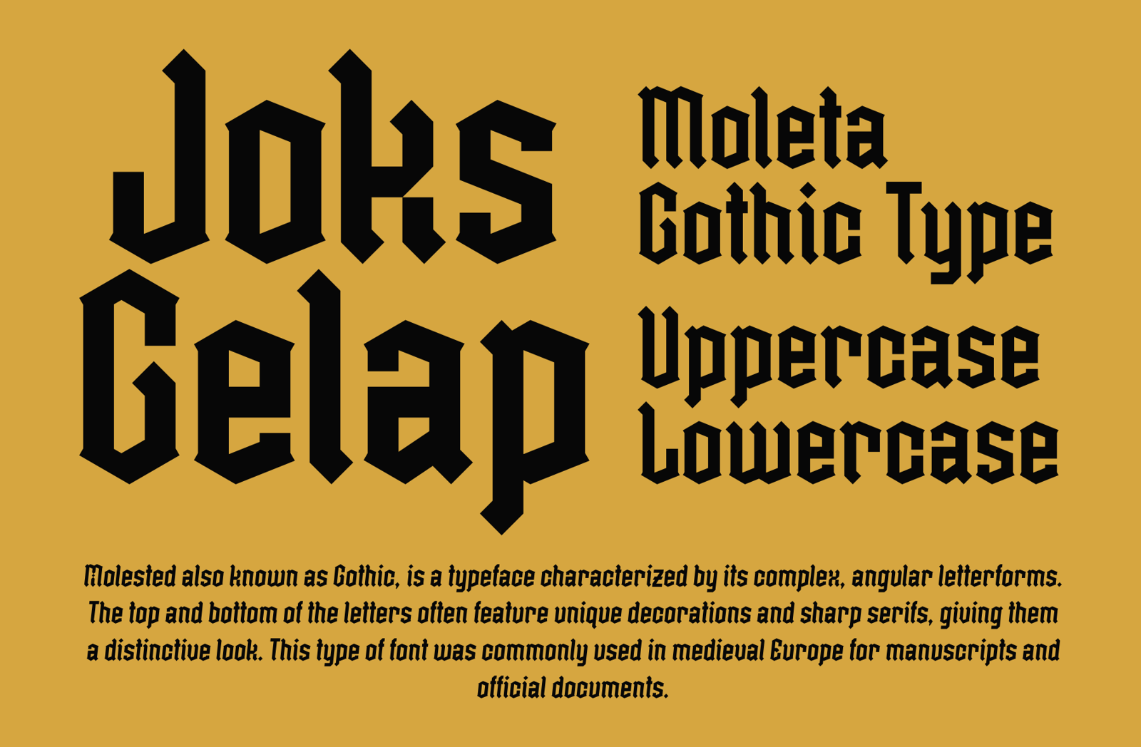 Moleta Font