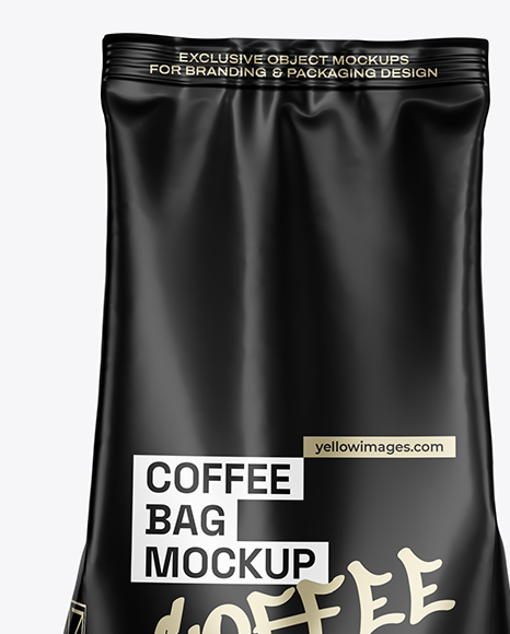Matte Coffee Bag Mockup
