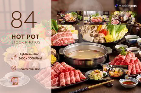 84 Hot Pot Stock Photos for Authentic Food and Restaurant Branding - Stock Photos