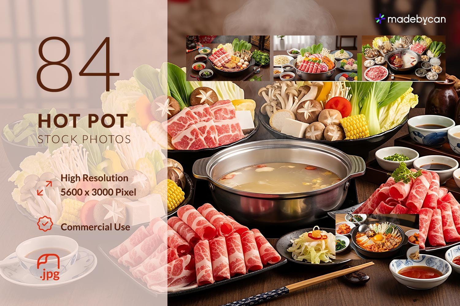 84 Hot Pot Stock Photos for Authentic Food and Restaurant Branding