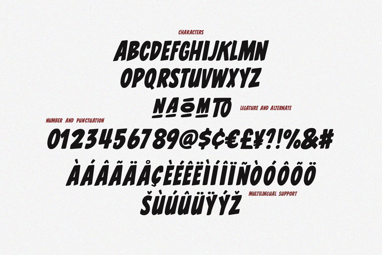 Emato Canbia Bold Playful Hand Drawn Display Font