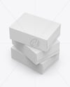 Three Paper Boxes Mockup