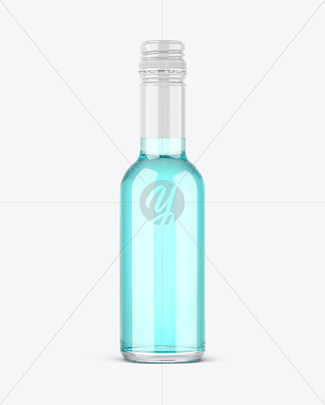 250ml Wine Bottle Mockup