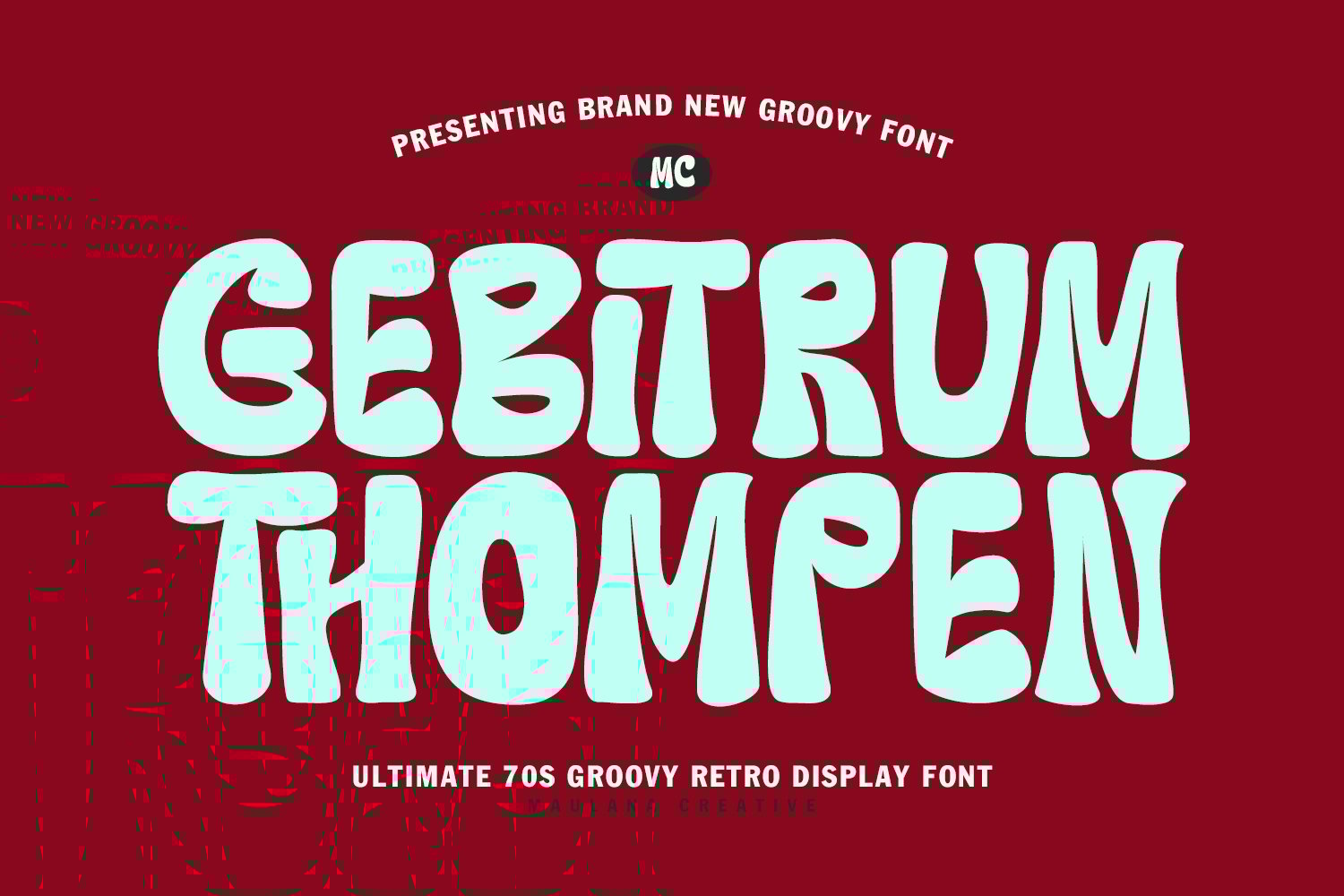 Gebitrum Thompen Ultimate 70s Groovy Retro Display