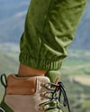 Pair of Hiking Boots on Woman's Legs Mockup