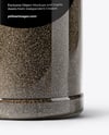 Spice Jar with Grounded Black Pepper Mockup
