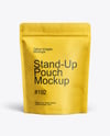 Kraft Stand-up Pouch Mockup