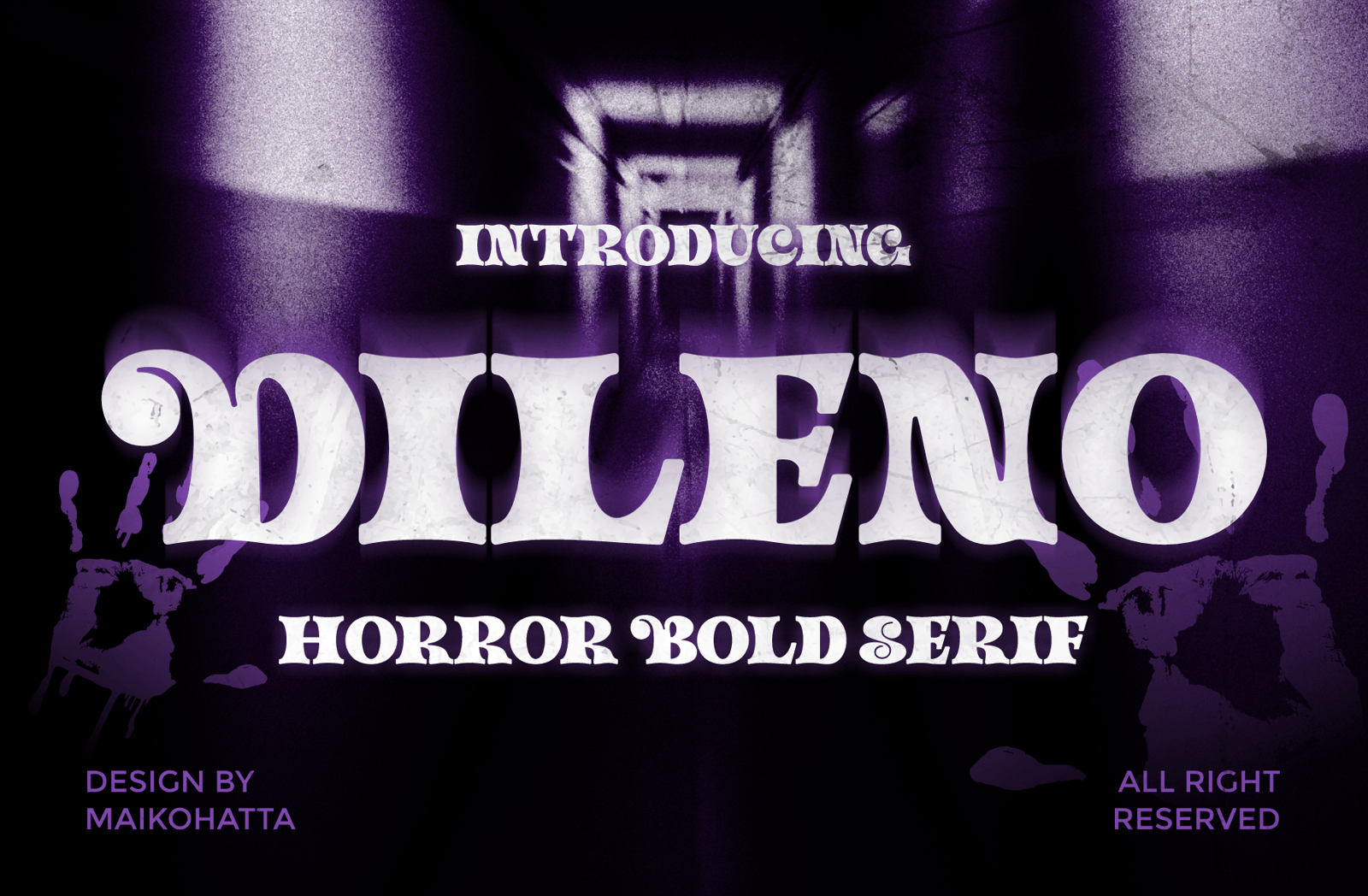 Dileno - Horor Bold Serif Font