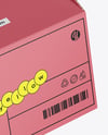 Paper Box w/ Handle Mockup