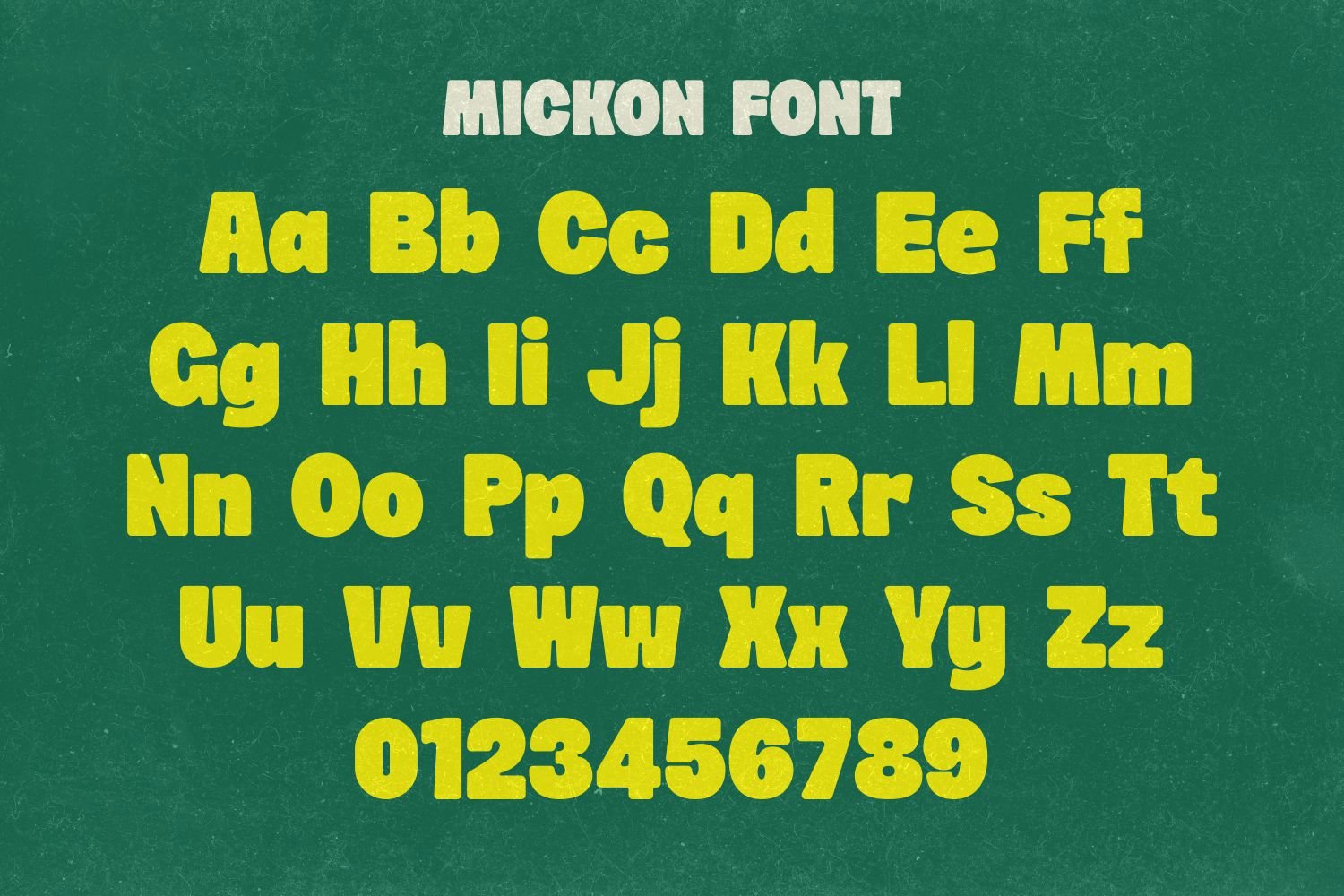 Mickon - Bold Display Font