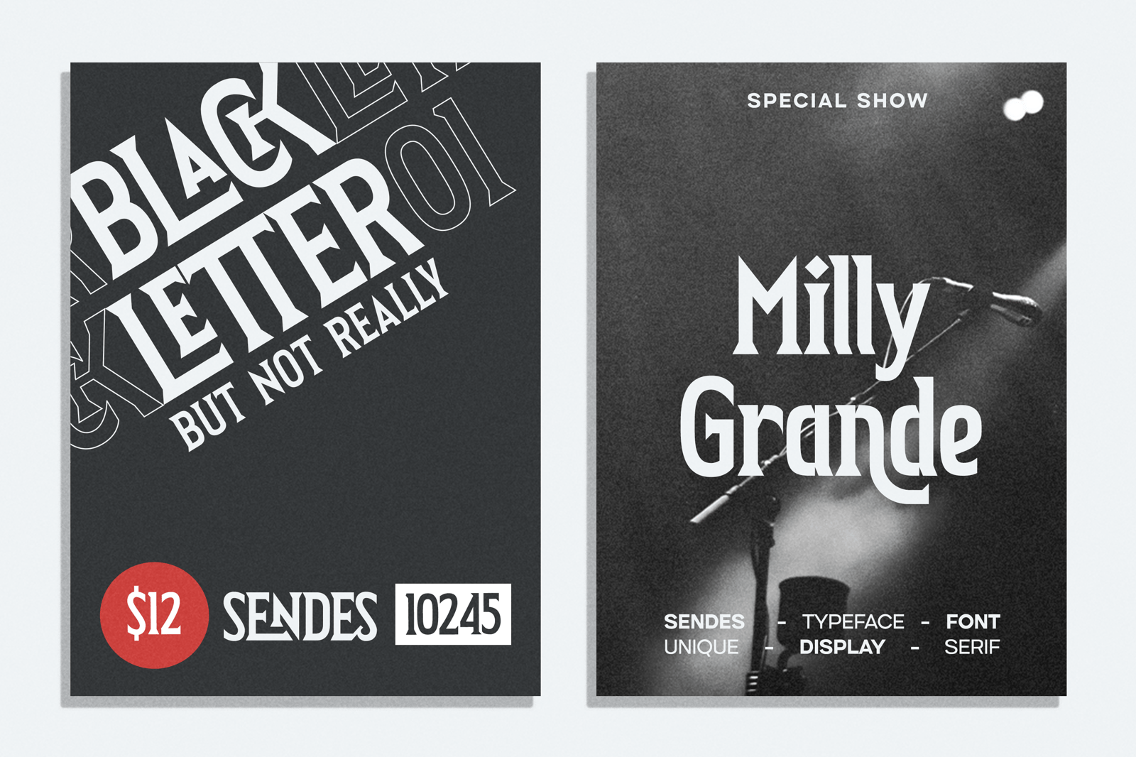 Sendes - Display Serif Font