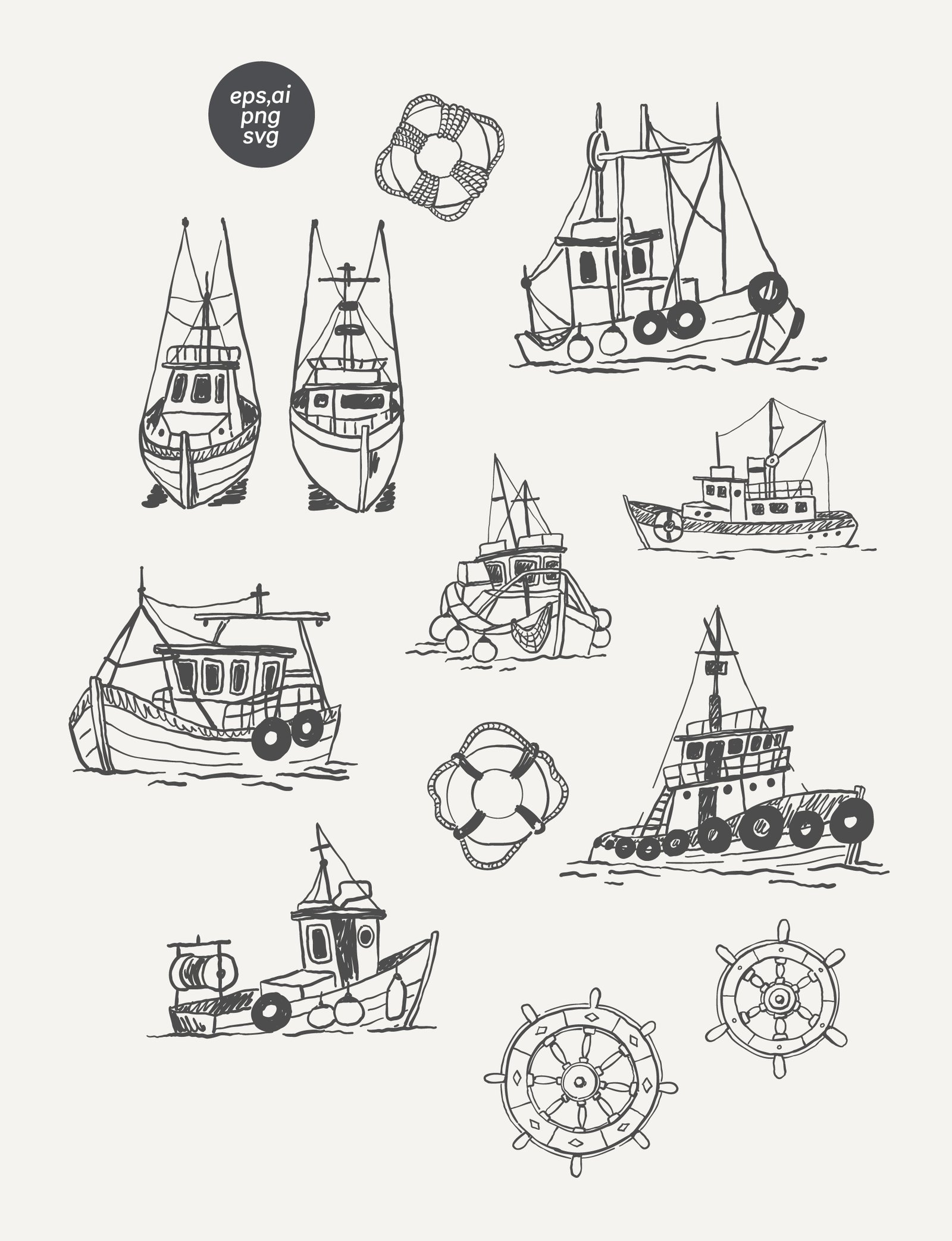 Coastal Vibes Sketch Art