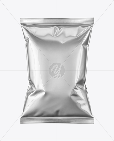 Metallized Snack Package Mockup