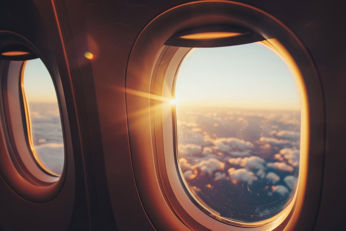 Airplane windows