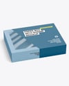 Paper Box with Shrimps Mockup