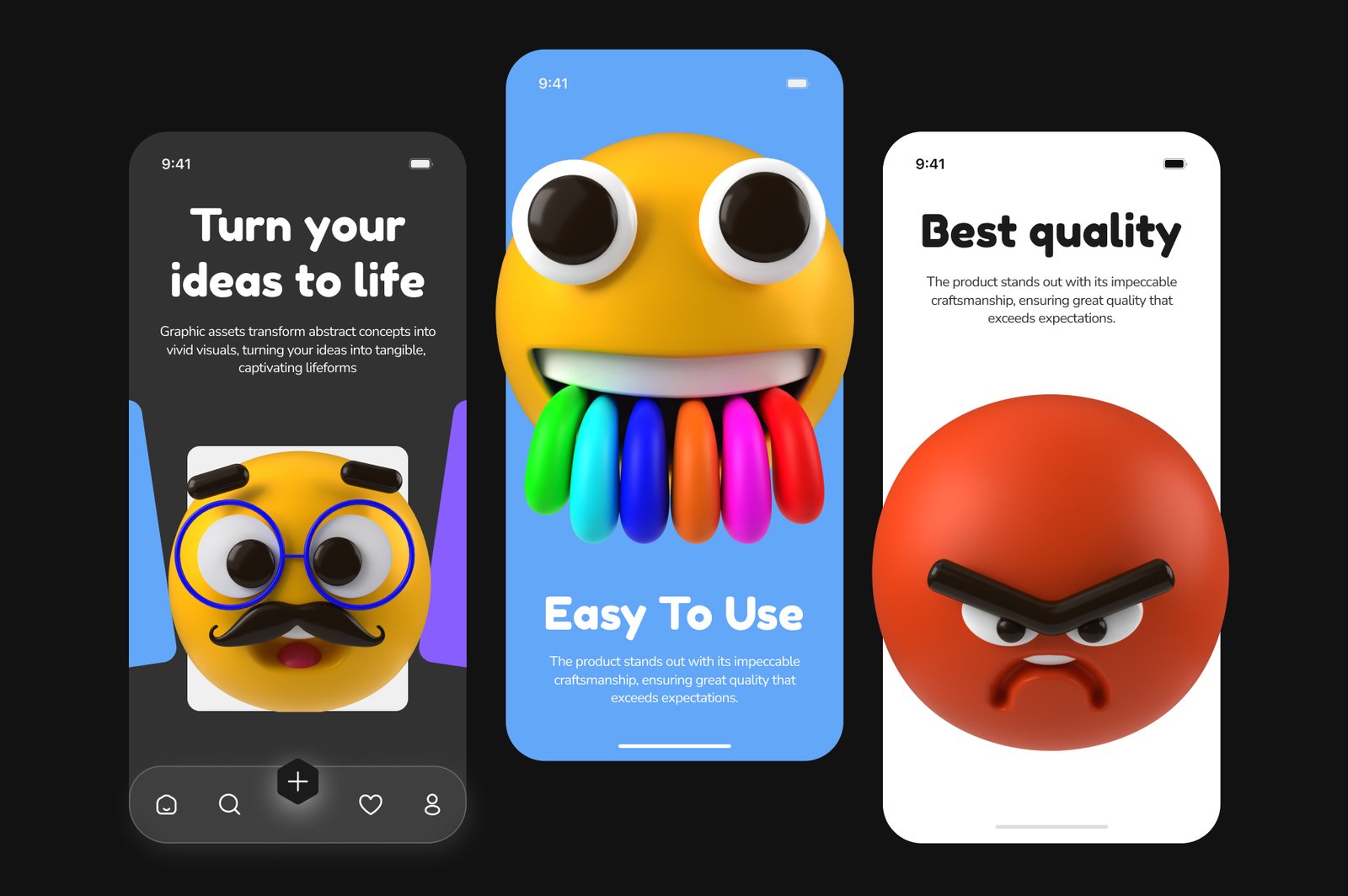 3D Emoji Icons