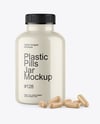 Plastic Pills Jar Mockup