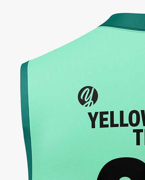 Men's Sleeveless Cycling Jersey Mockup