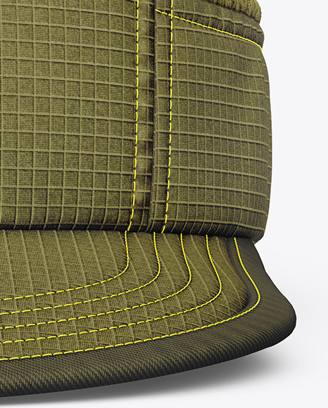 Ripstop Snapback Cap Mockup