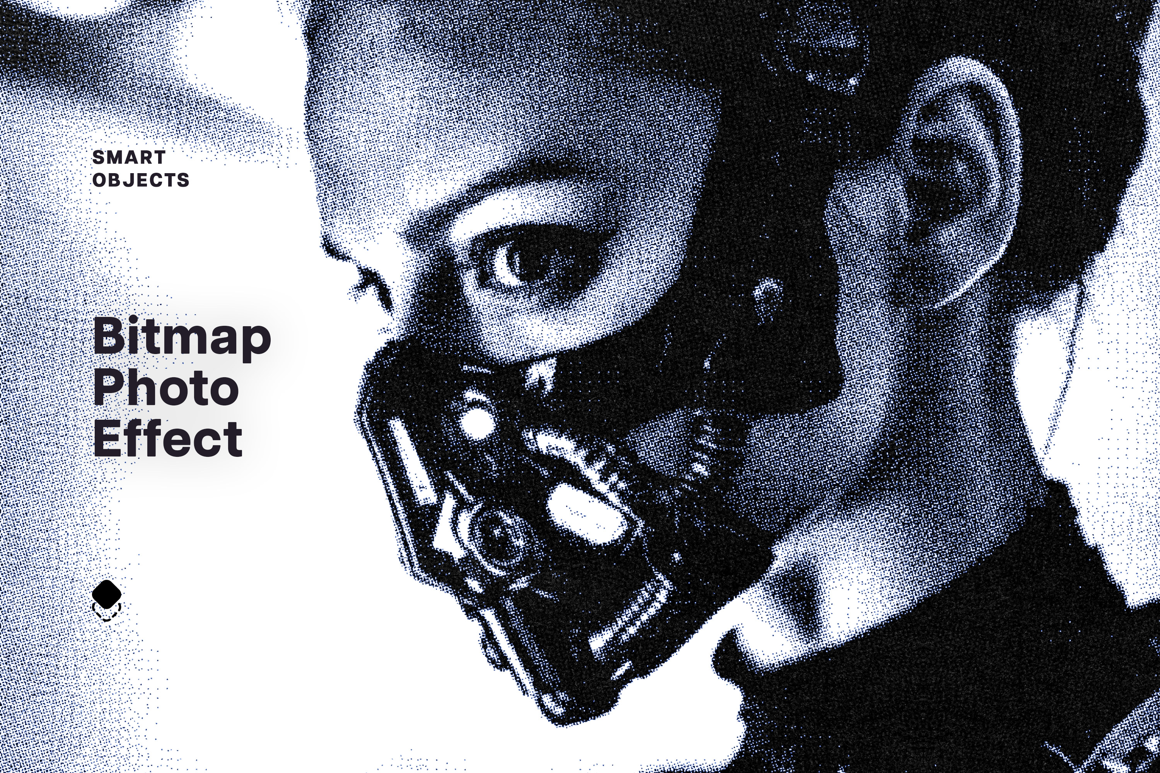 Dithering Bitmap Photo Effect