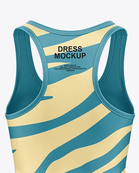 Women's Dress Mockup - Back View