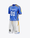 Soccer Kit Mockup - Half Side View