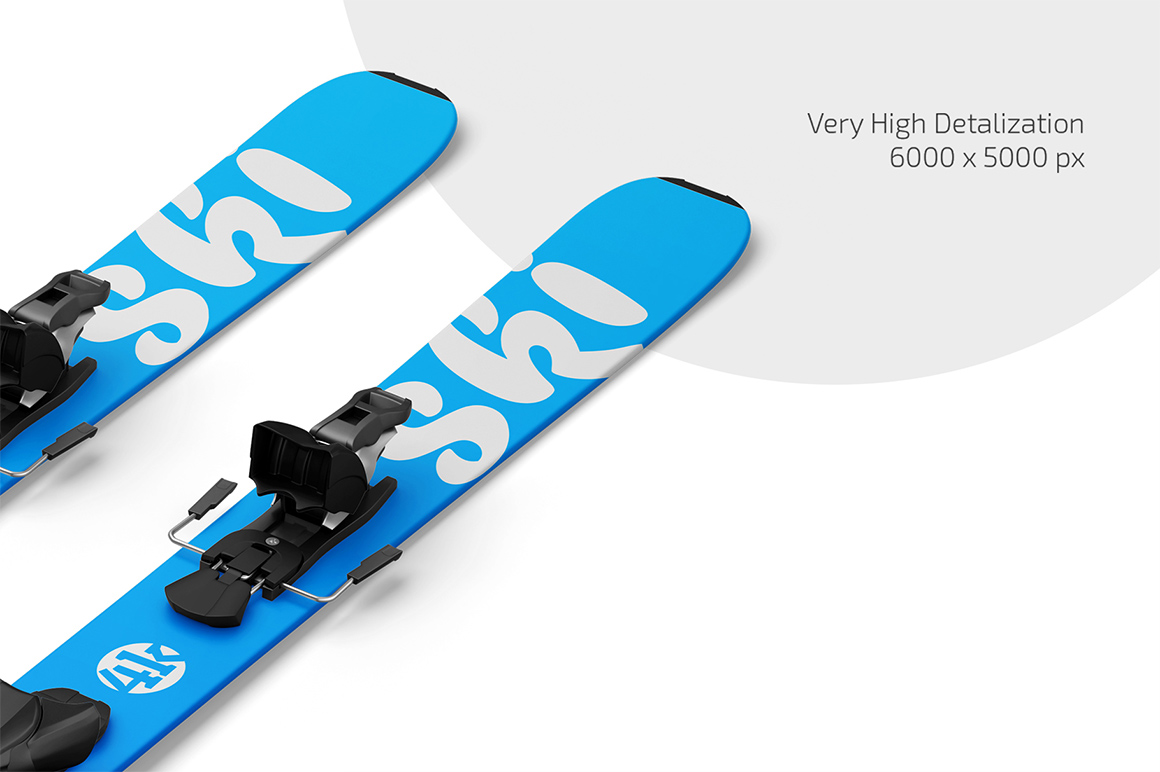 Ski Mockup Set