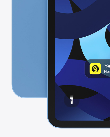 Two iPad Pro Mockup – Front & Back View