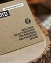 Business Card on Wooden Stump Mockup
