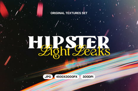 Hipster Light Leak Textures - Textures