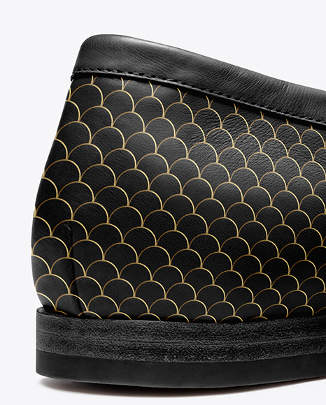 Pair of Women's Leather Loafers Mockup
