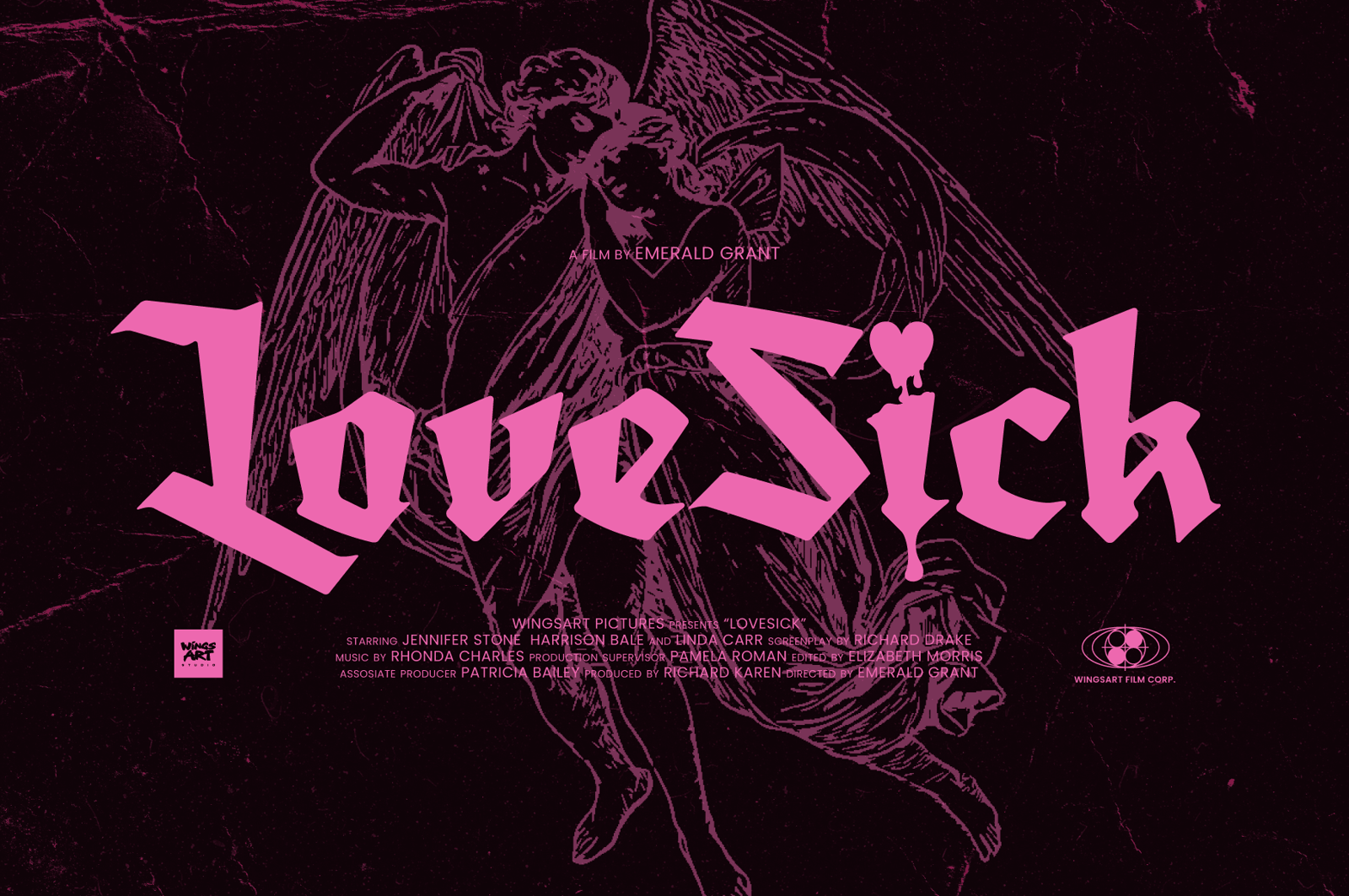 Amortem - A Lovesick Gothic Blackletter from Valentines till Halloween.