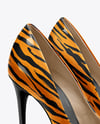 Pair of Glossy Stilettos Mockup