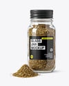 Glass Jar with Za'atar Spice Mockup