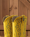 Pair of Women's Cowboy Boots Mockup