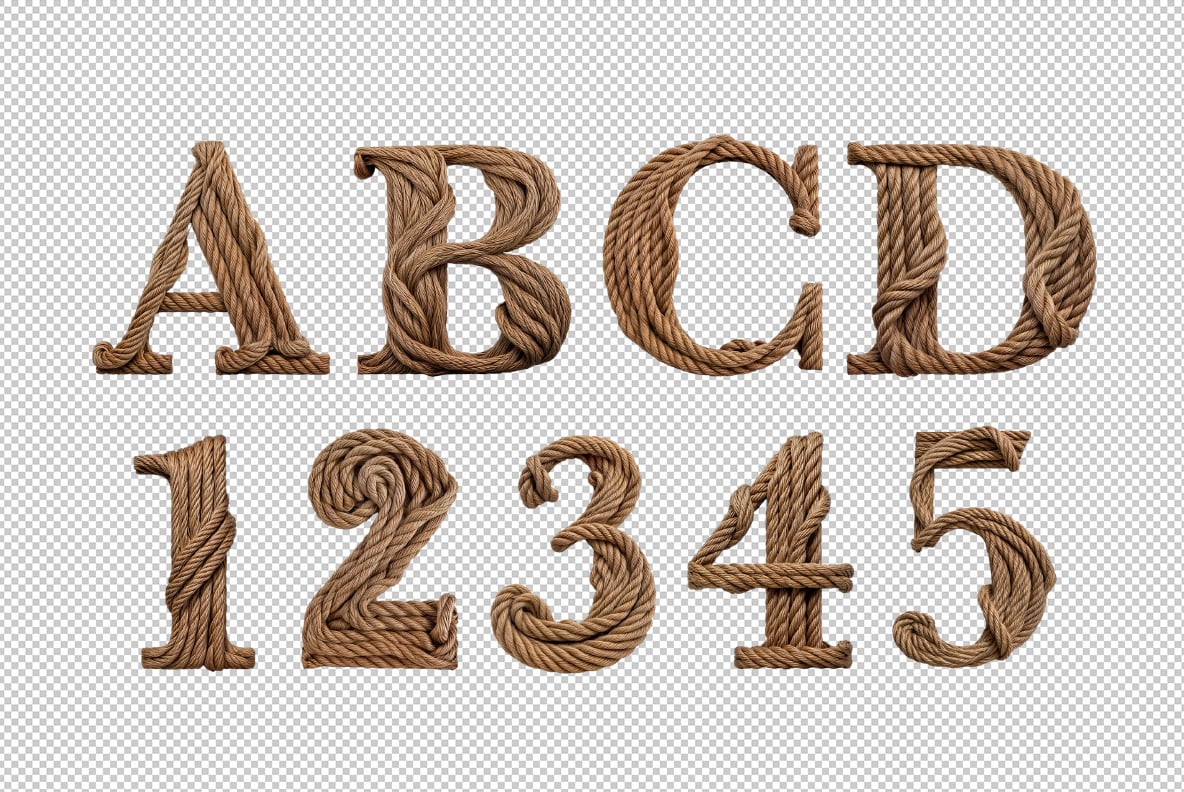 Brown Rope Font