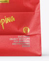 Kraft Paper Bag Mockup - Front View