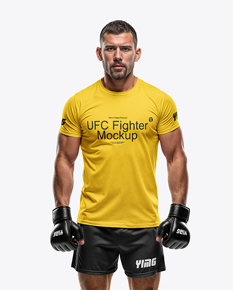 Male UFC Fighter Wearing Tight-Fit T-Shirt and Shorts Mockup - Hd+Free+Medical+Gloves+Work+Gloves+Png+Images+Psd+Free+Download+Pikbest+Medical+Glove+Free+Medical+Medical