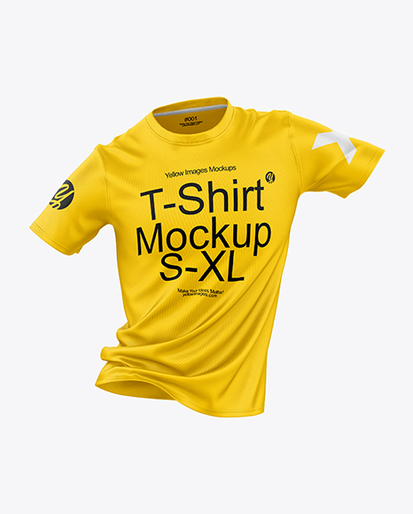 Crew Neck T-Shirt Mockup - Jersey t shirt mockup
