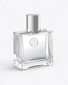 Clear Glass Perfume Bottle Mockup
