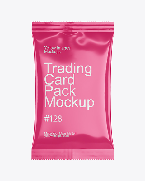 Glossy Trading Card Pack Mockup