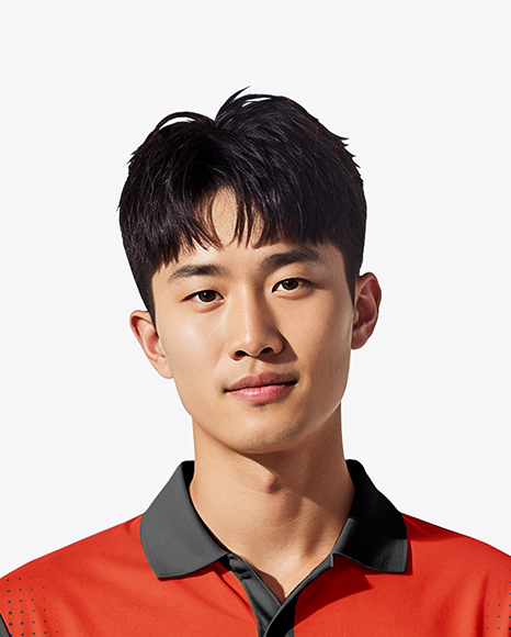 Man Wearing Table Tennis Uniform Mockup