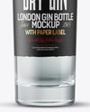 Tall Dry Gin Bottle Mockup