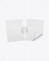 Two Postage Stamps Mockup