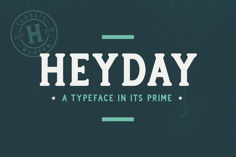 Heyday Font Family - Modern sans serif font