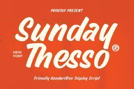 Sunday Thesso Font - Fonts