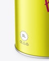 Matte Tin Can w/ Handle Mockup