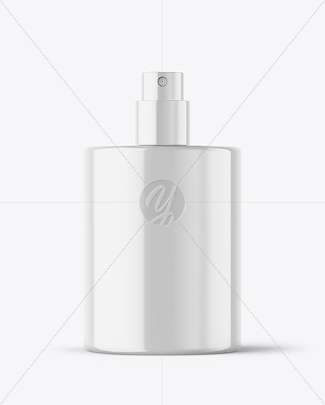 Glossy Perfume Bottle Mockup
