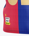 Soccer Jersey Mockup - Back Half Side View